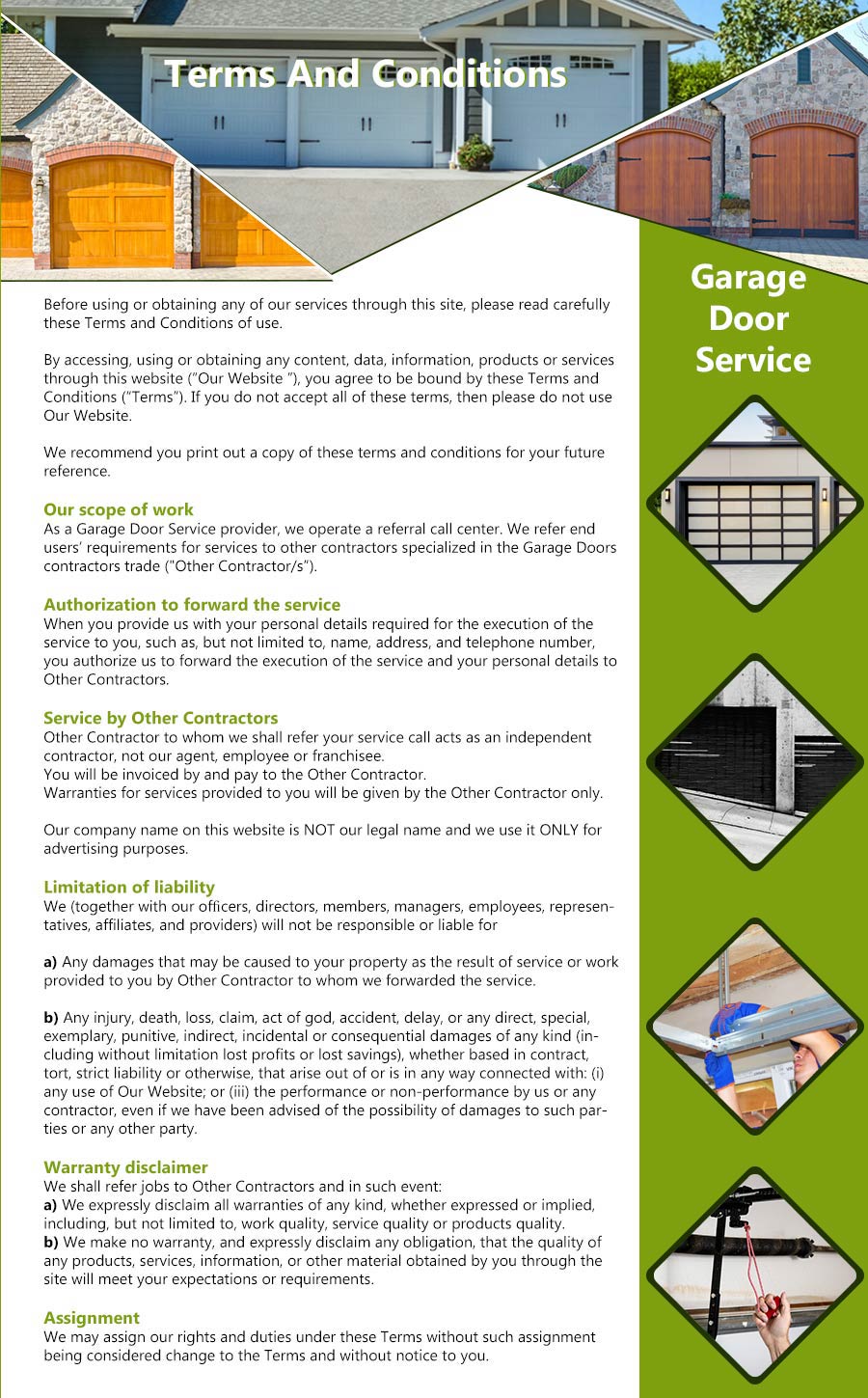 Phoenix Interstate Garage Door Repair Service Phoenix, AZ 602-384-2919