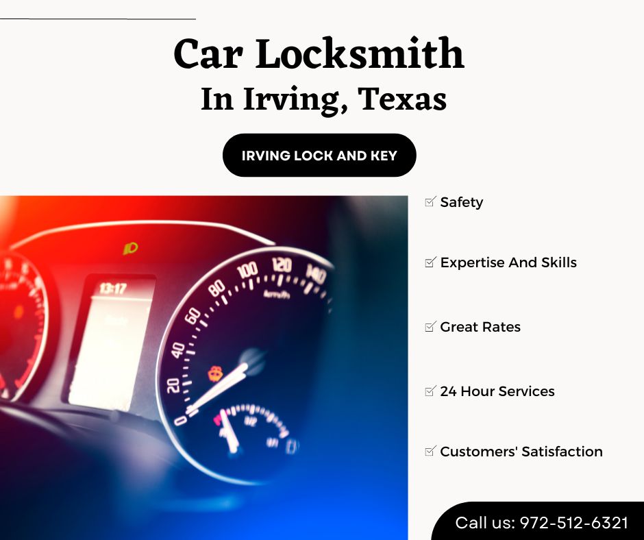 Irving Lock And Key Irving, TX 972-512-6321