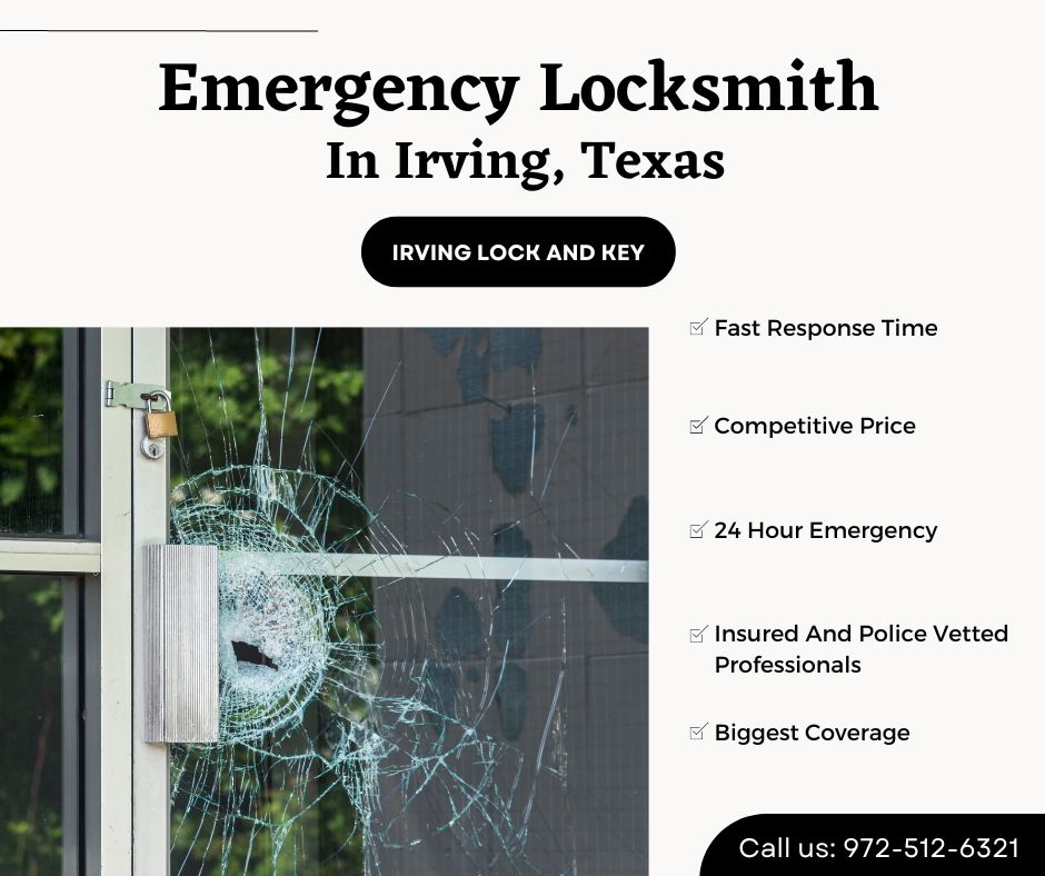 Irving Lock And Key Irving, TX 972-512-6321